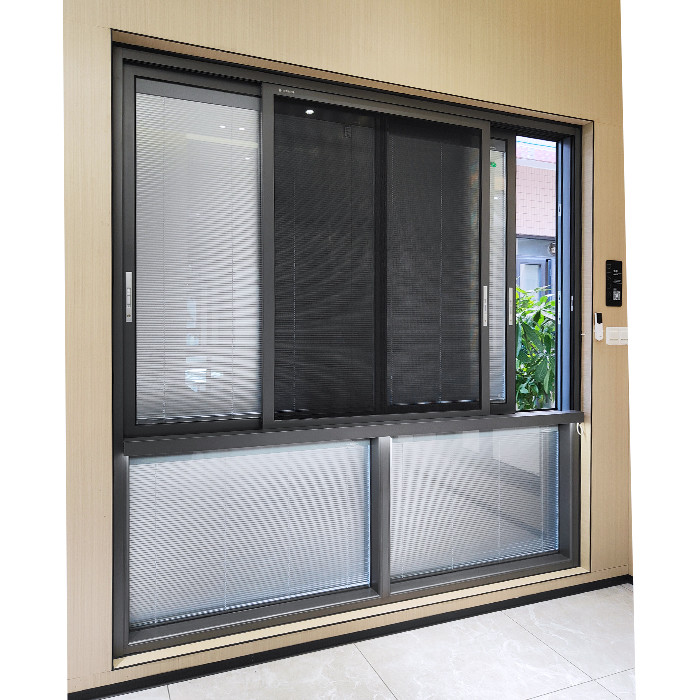 electric blinds window