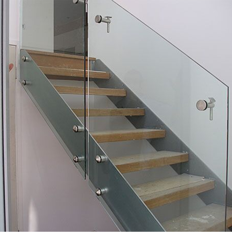 custom glass stair railing